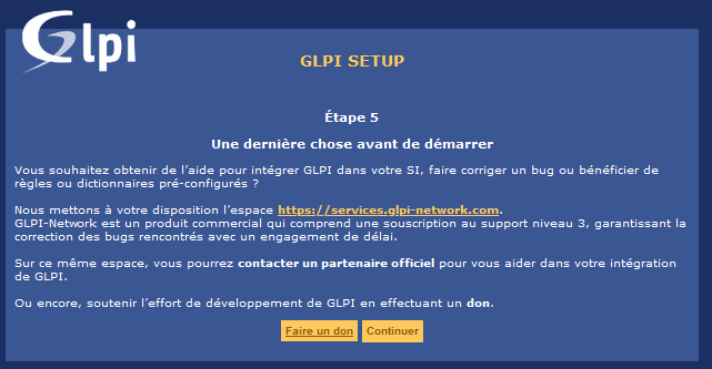 GLPI interface WEB - Don GLPI