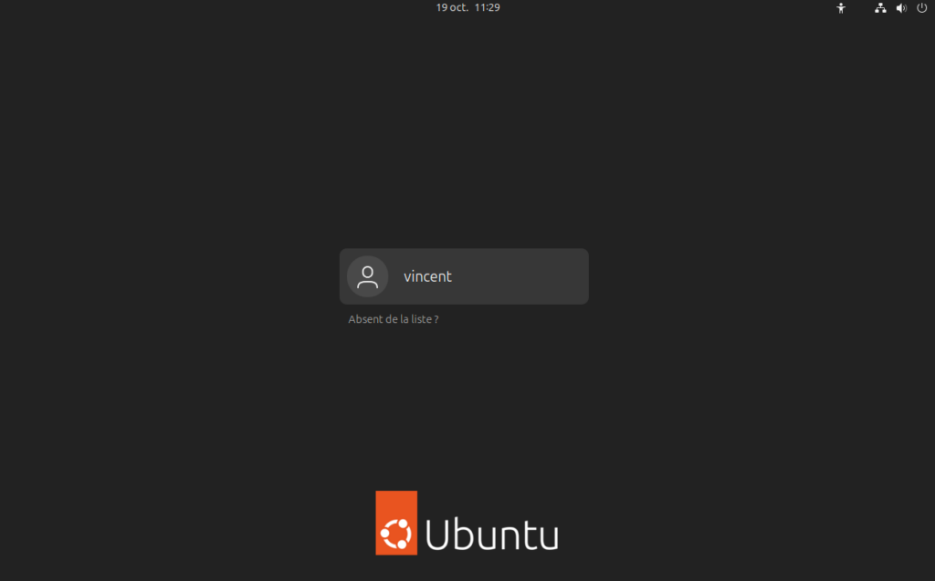 Connexion à Ubuntu