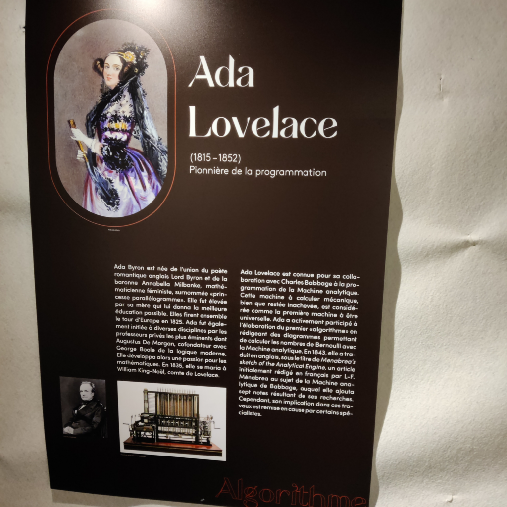 Ada Lovelace pionnière de la programmation