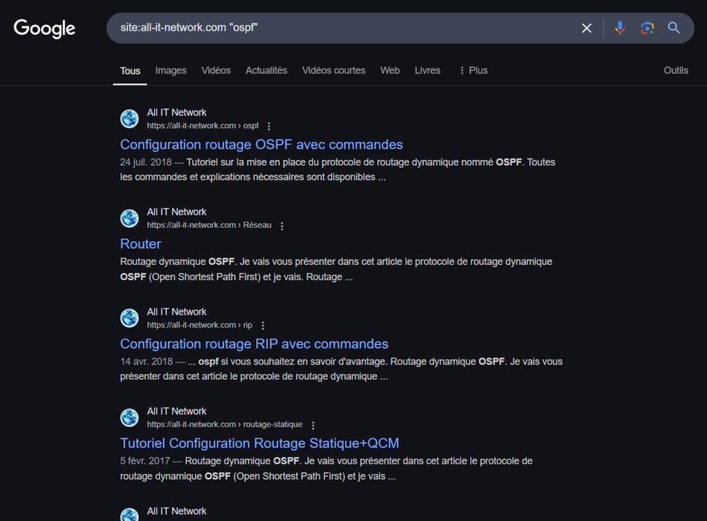 Google Dorking - site:all-it-network.com "ospf"