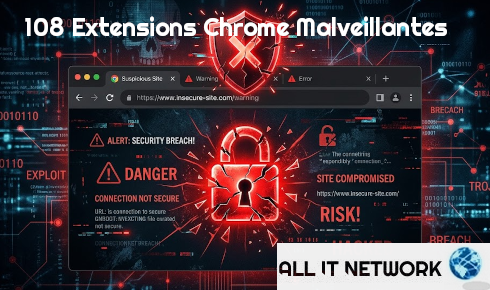 108 Extensions Chrome Malveillantes : Vos Données Google et Telegram Volées en Silence